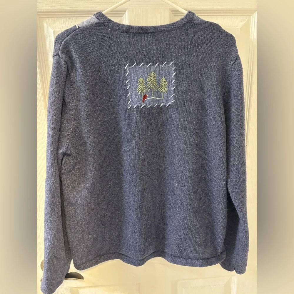 Holiday Y2K‎ Snowman / Winter Blue sweater